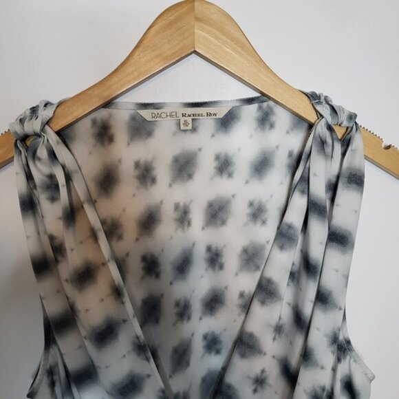 Rachel Rachel Roy White & Black Print Dress Size XL - Picture 3 of 10